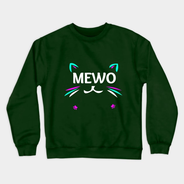 Cat cute design Crewneck Sweatshirt by IbrahemHassan